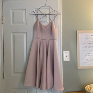 Knee length blush pink Dress
